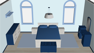 Bedroom design example