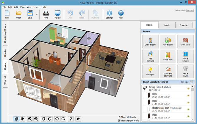 best free software to draw 2d floor plans
