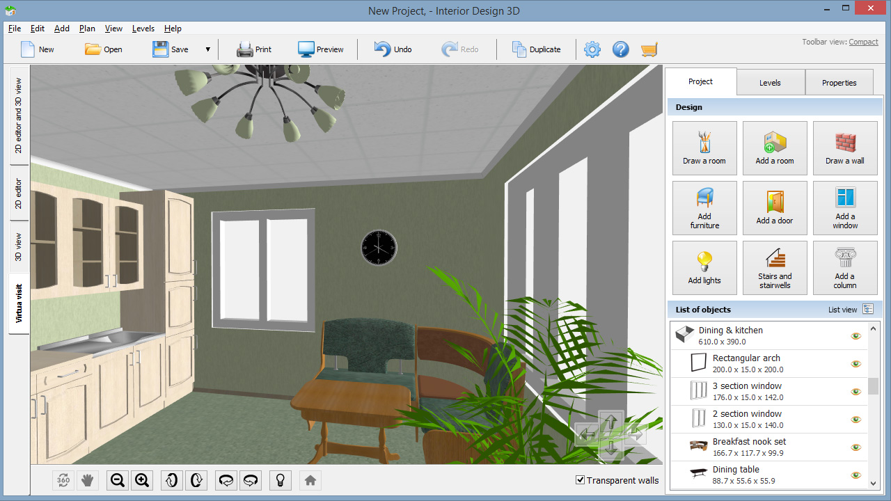 3d illustration software for interior design