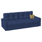 Dark blue sofa