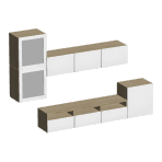 TV storage combination