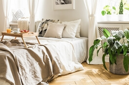 Use natural colors for your bedroom