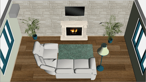 Living room design example