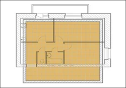 Use your plan drawing to outline the layout in the program