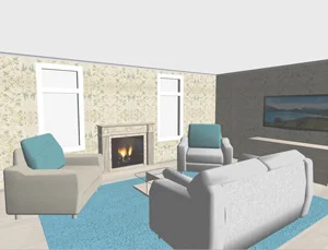 Living room design example