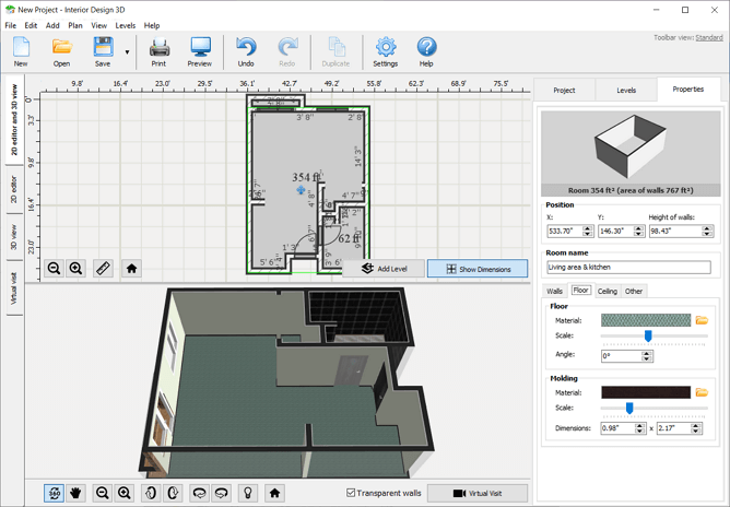 Recreate the real estate blueprint