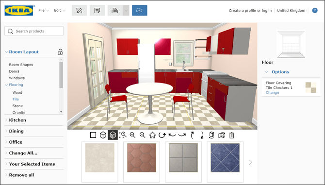 Online Tools for Planning A Space in 3D