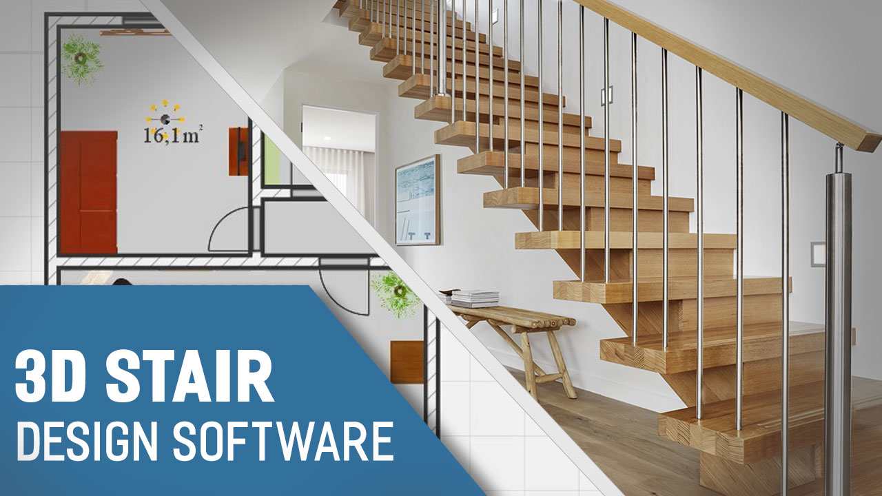 Easy Stairs Design Software to Draw 3D Staircases